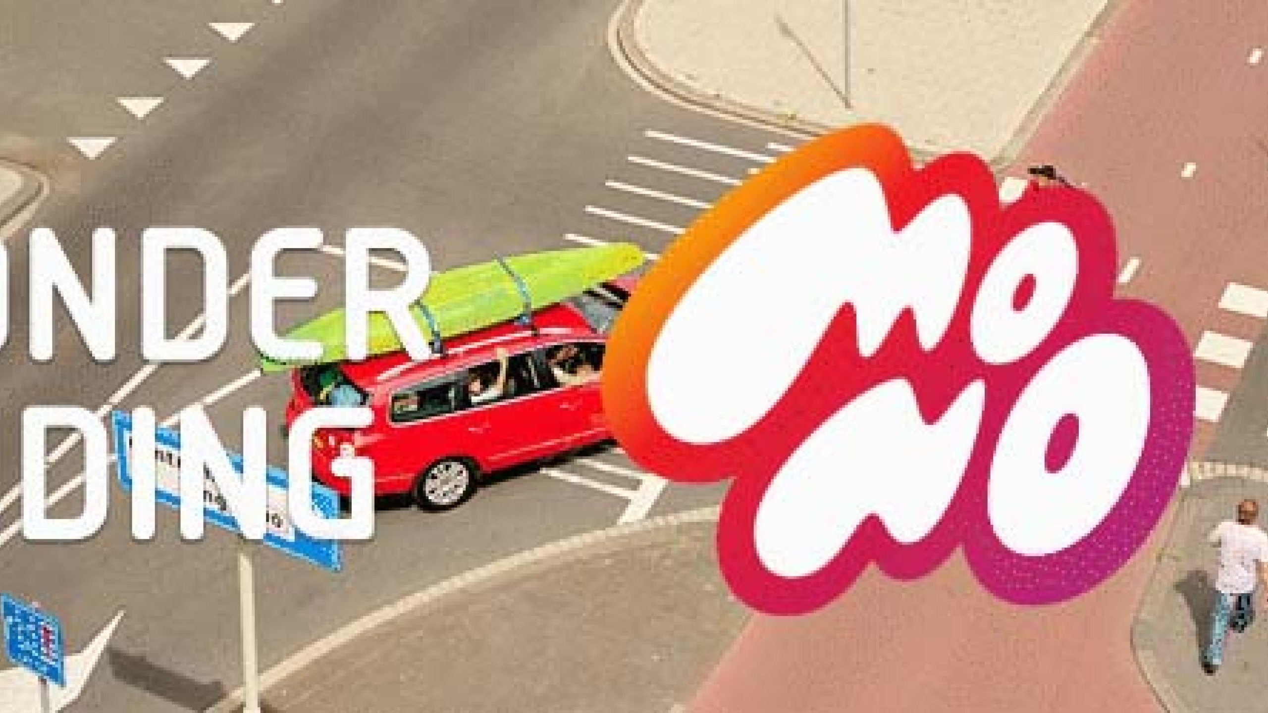 Banner Rij zonder afleiding. MONO