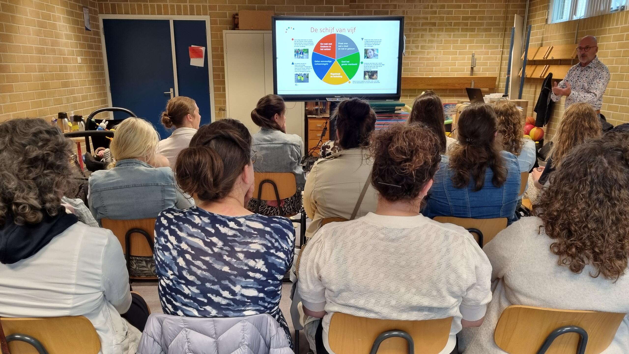Ouders tijdens de ouderbijeenkomst JongLeren