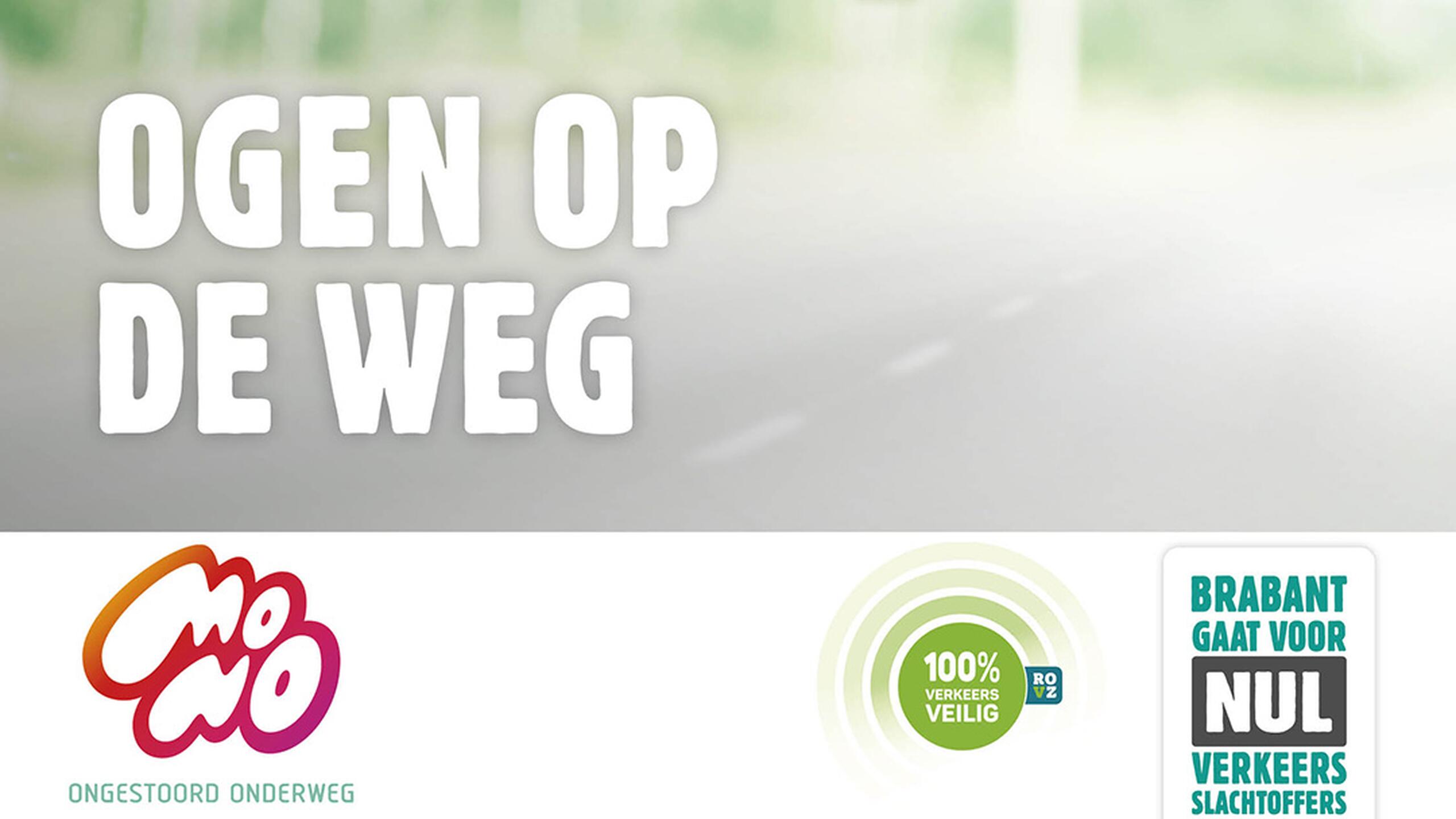 Afbeelding van campagneposter ogen op de weg