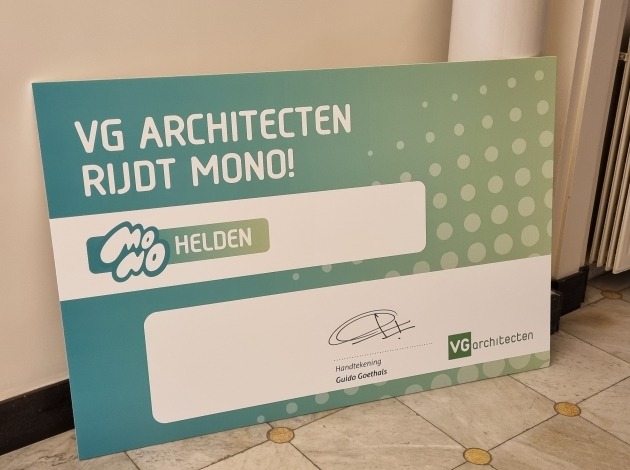 MONO Helden beloftebord VG Architecten