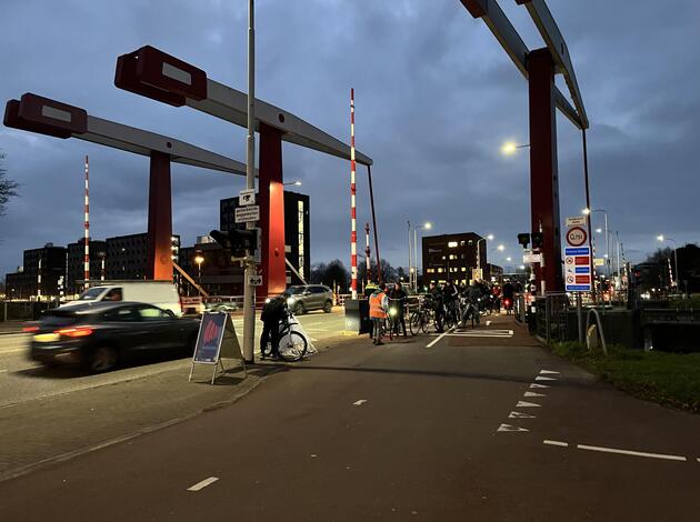Fietsverlichtingsactie Lempke on tour