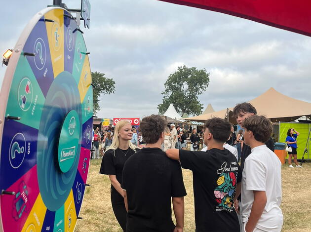 Jongeren bij Street Talk rad tijdens City of Dance