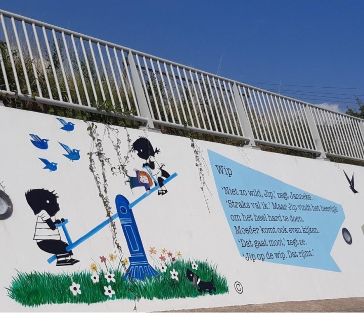 Tekst Jip en Janneke in tunnel