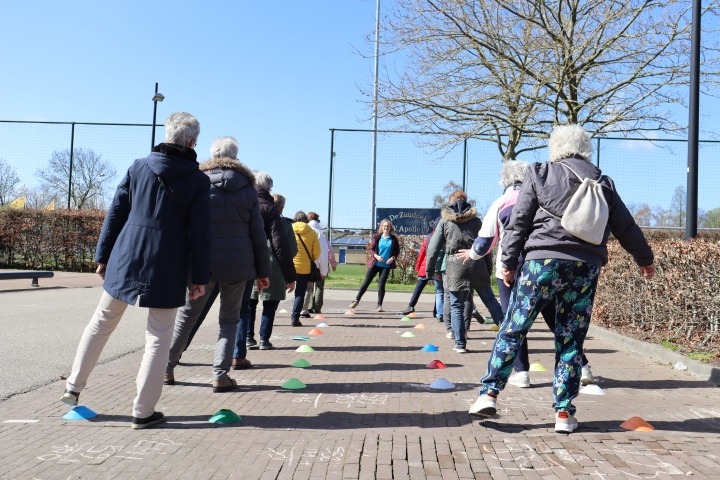 Deelenemers Doortrapdag doen fitoefeningen