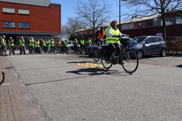 Deelnemers Doortrappen op fietsparcours