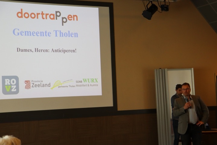 Beeldscherm met heorie Doortrapdag