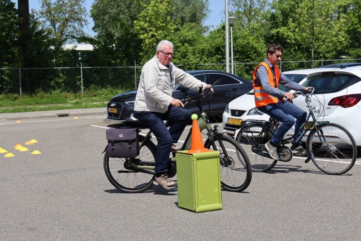 Deelnemer Doortrapdag Op fietsparcourse