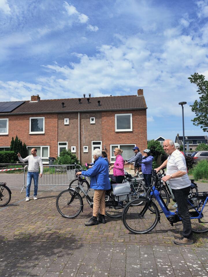 Deelnemers Doortrapdag bij oefenpercourse