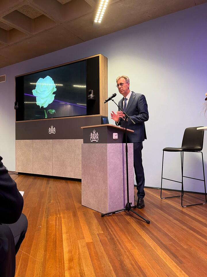 bijeenkomst opening door gedeputeerde