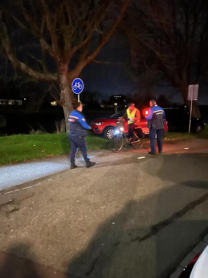 Fietsverlichtingsactie Lempke on tour in Middelburg