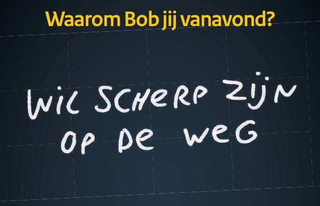 Wil scherp zijn op de weg uiting BOB winter