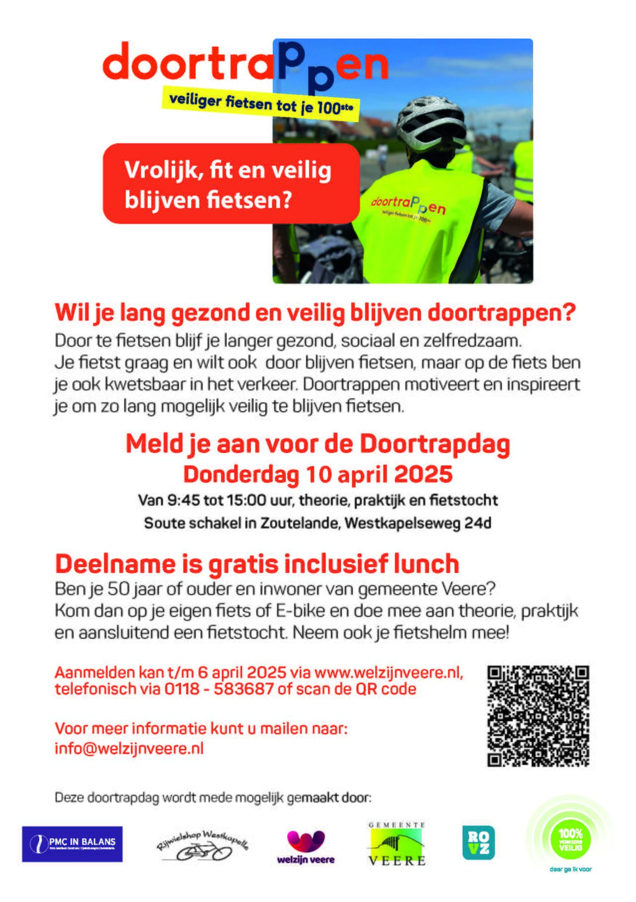 Flyer Doortrapdag gemeente Veere 2025