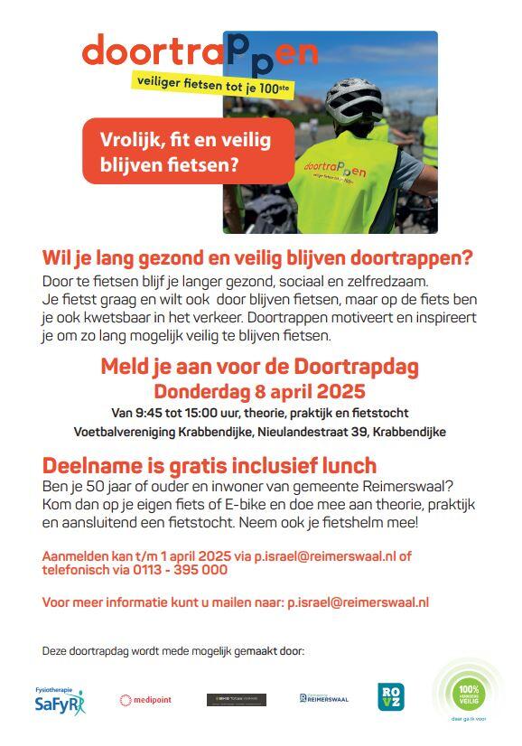 Afbeelding Flyer Doortrapdag Krabbendijke