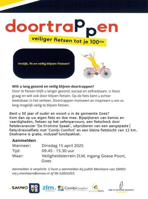 Afbeelding flyer Doortrapdag Goes