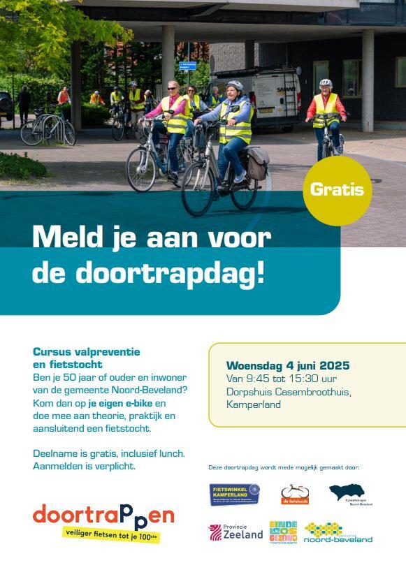 Flyers doortrapdag noord-beveland