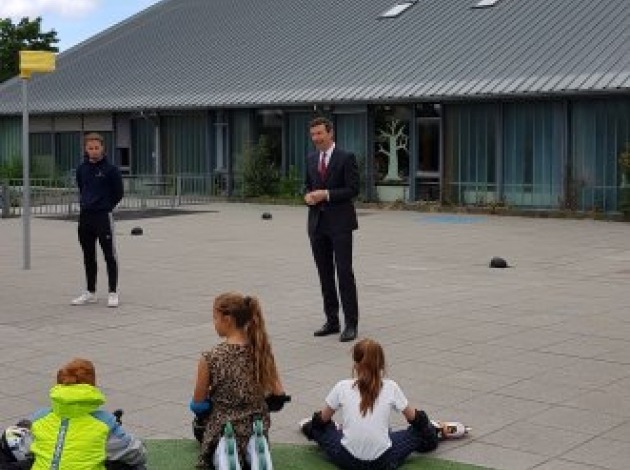 Skateclinic op de Oleanderhof