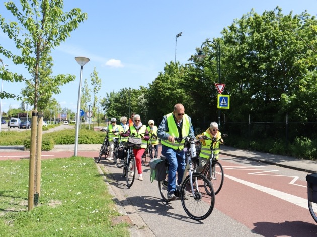 Deelnemers Doortrapdag Tholen bij fietstocht