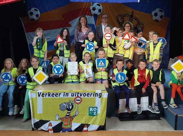 Leerlingen VSV bij uitreiking